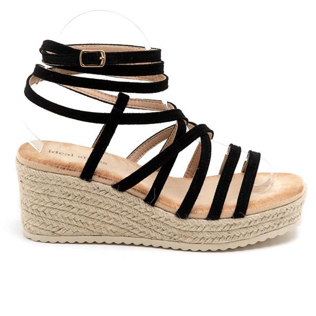 Ideal Shoes Chaussure Femmes Chaussures Compensées Sandales Compensées 5981