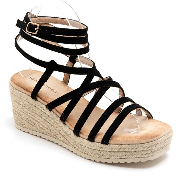 ideal shoes Chaussure femmes Chaussures compensées Sandales compensées 5981