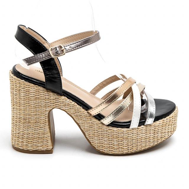 Ideal Shoes Chaussure Femmes Chaussures Compensées Sandales Compensées 3858