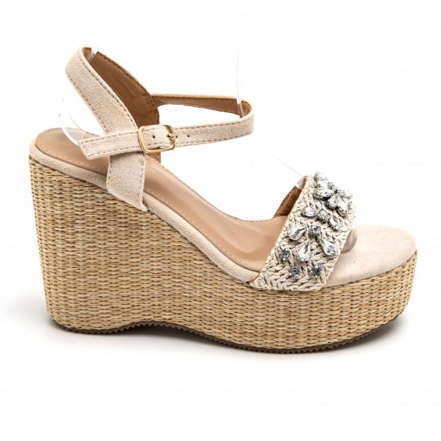 Ideal Shoes Chaussure Femmes Chaussures Compensées Sandales Compensées 8081