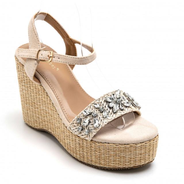 ideal shoes Chaussure femmes Chaussures compensées Sandales compensées 8081