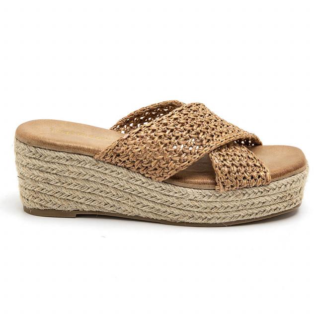 Ideal Shoes Chaussure Femmes Chaussures Compensées Sandales Compensées 7216