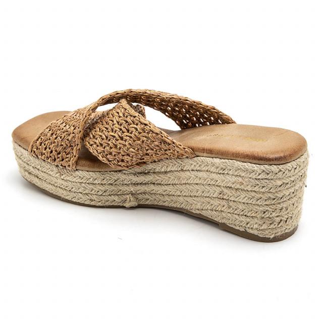 Ideal Shoes Chaussure Femmes Chaussures Compensées Sandales Compensées 7216