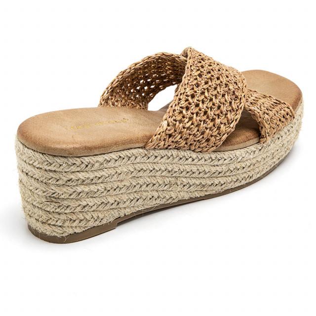 Ideal Shoes Chaussure Femmes Chaussures Compensées Sandales Compensées 7216