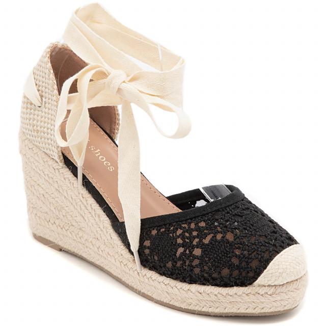 ideal shoes Chaussure femmes Chaussures compensées Sandales compensées JS-3302