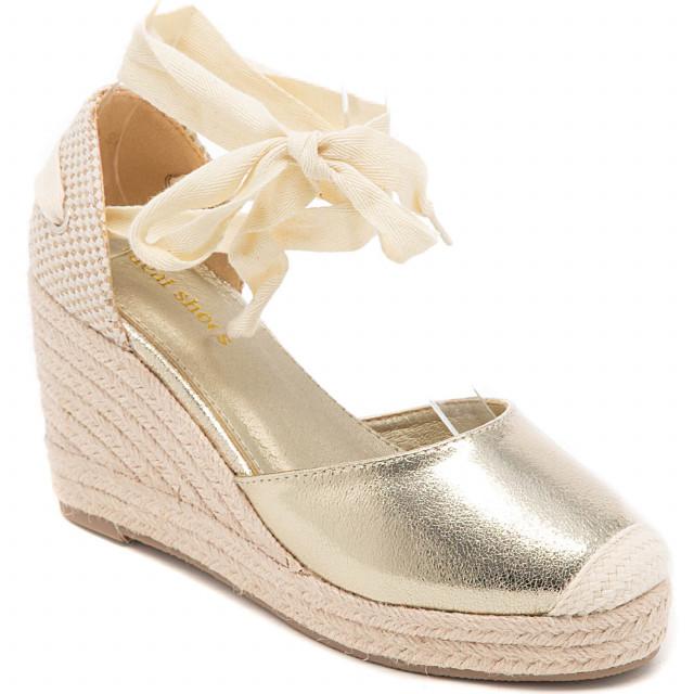 ideal shoes Chaussure femmes Chaussures compensées Sandales compensées JS-3303