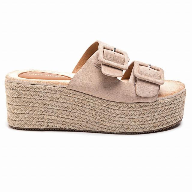 Ideal Shoes Chaussure Femmes Chaussures Compensées Sandales Compensées 8051
