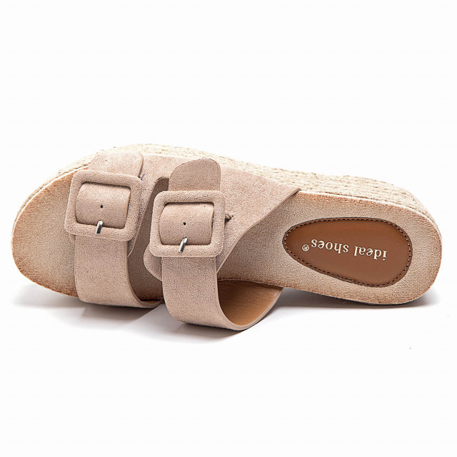 Ideal Shoes Chaussure Femmes Chaussures Compensées Sandales Compensées 8051