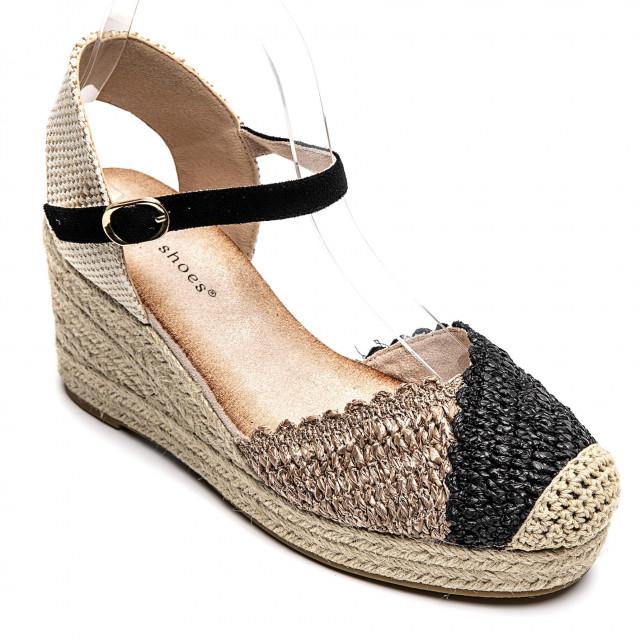 ideal shoes Chaussure femmes Chaussures compensées Sandales compensées 2257