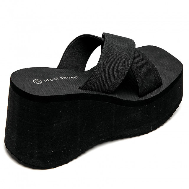 Ideal Shoes Chaussure Femmes Chaussures Compensées Sandales Compensées 3773