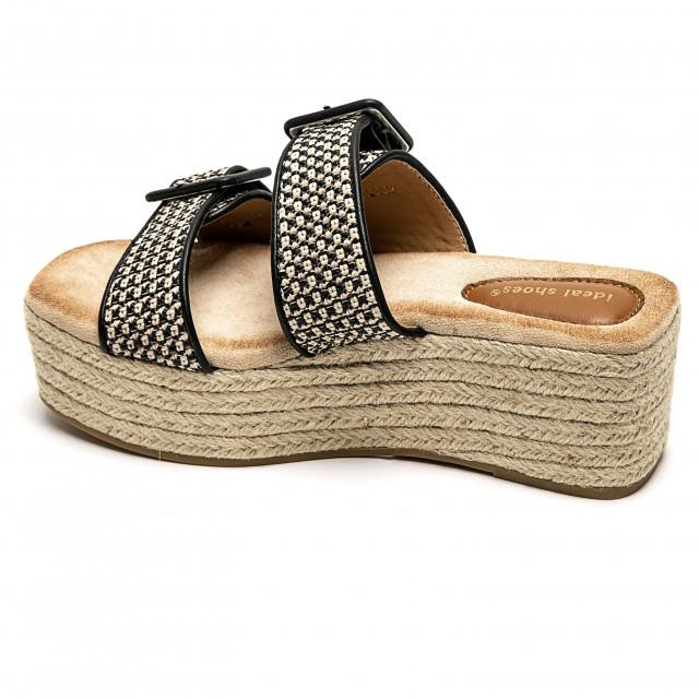 Ideal Shoes Chaussure Femmes Chaussures Compensées Sandales Compensées 9707