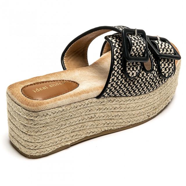 Ideal Shoes Chaussure Femmes Chaussures Compensées Sandales Compensées 9707