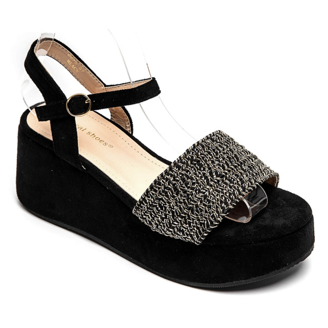 ideal shoes Chaussure femmes Chaussures compensées Sandales compensées 6973