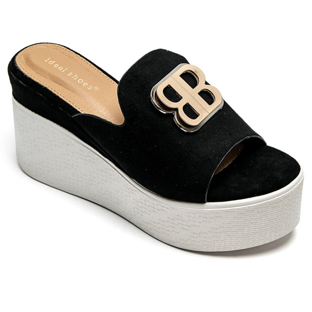 ideal shoes Chaussure femmes Chaussures compensées Sandales compensées 2283