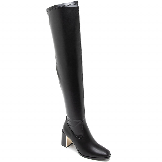 Ideal Shoes Chaussure Femmes Cuissardes Cuissardes à Talons 1625