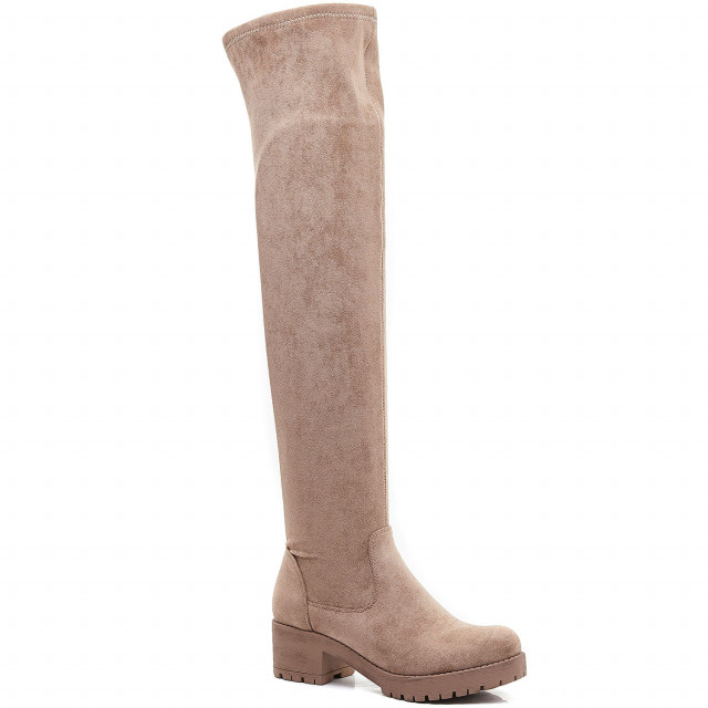 Ideal Shoes Chaussure Femmes Cuissardes Cuissardes à Talons E-4870