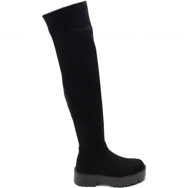 Ideal Shoes Chaussure Femmes Cuissardes Cuissardes Plates 1661