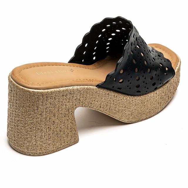 Ideal Shoes Chaussure Femmes Sandales Sandales à Talons 2291