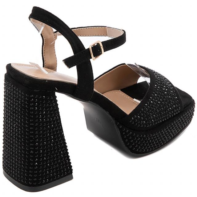 Ideal Shoes Chaussure Femmes Sandales Sandales à Talons 3685