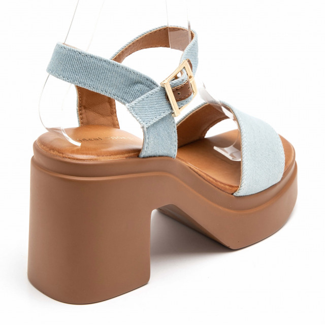 Ideal Shoes Chaussure Femmes Sandales Sandales à Talons 3848