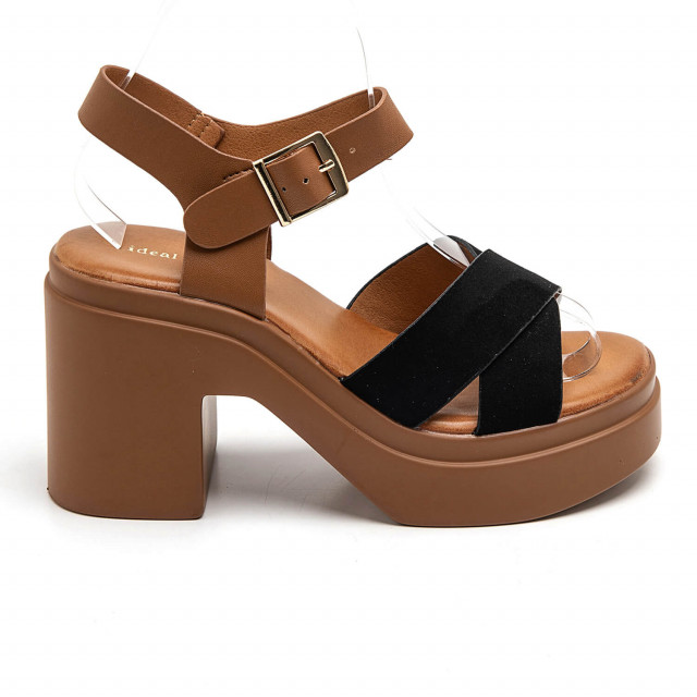 Ideal Shoes Chaussure Femmes Sandales Sandales à Talons 3849