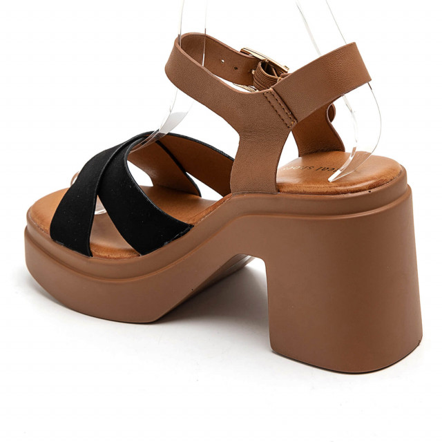 Ideal Shoes Chaussure Femmes Sandales Sandales à Talons 3849