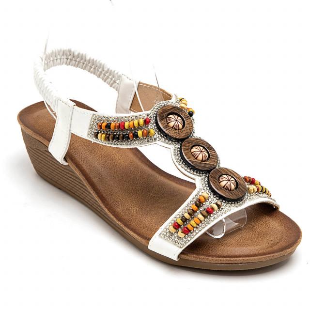 Ideal Shoes Chaussure Femmes Sandales Sandales à Talons 3852