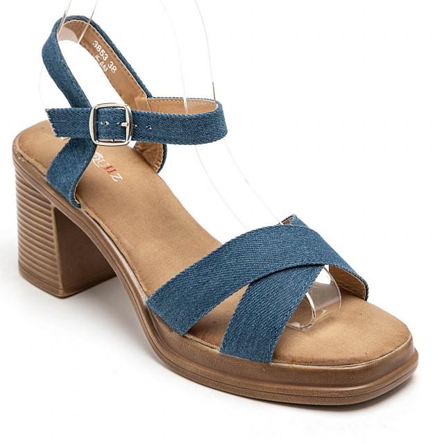 Ideal Shoes Chaussure Femmes Sandales Sandales à Talons 3853