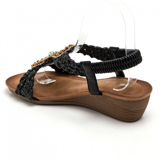 Ideal Shoes Chaussure Femmes Sandales Sandales à Talons 3863