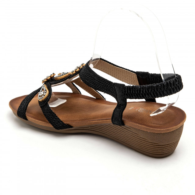 Ideal Shoes Chaussure Femmes Sandales Sandales à Talons 3865