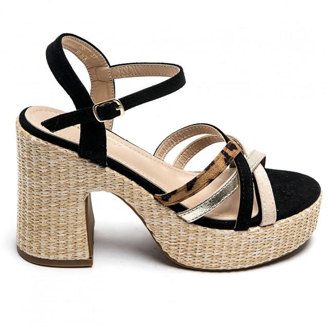 Ideal Shoes Chaussure Femmes Sandales Sandales à Talons 3877