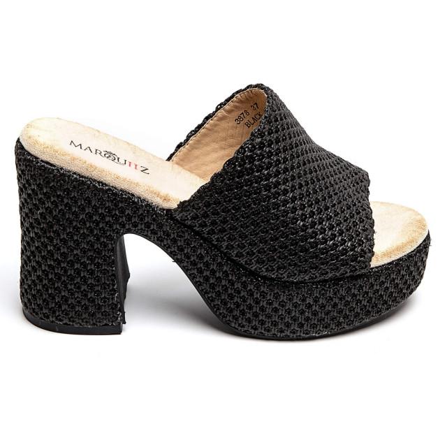 Ideal Shoes Chaussure Femmes Sandales Sandales à Talons 3878