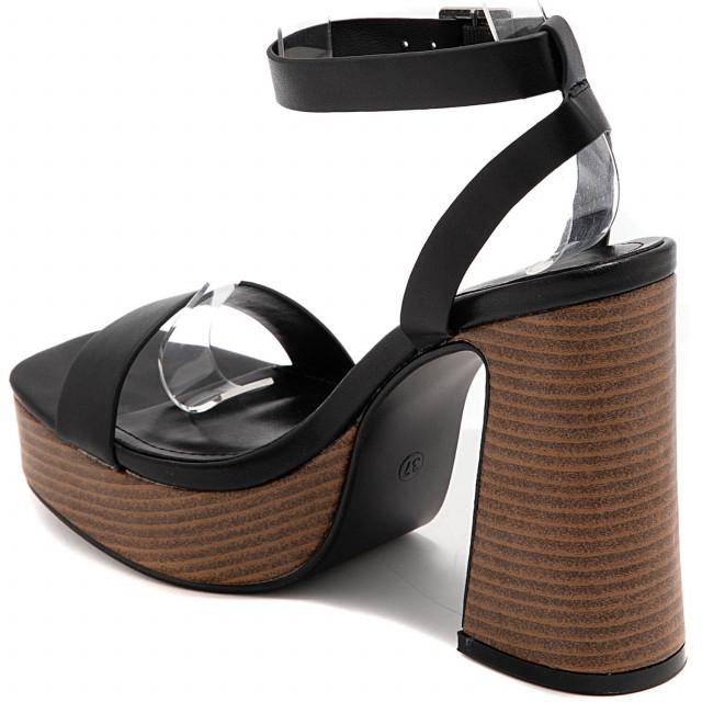 Ideal Shoes Chaussure Femmes Sandales Sandales à Talons 6889