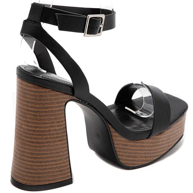 Ideal Shoes Chaussure Femmes Sandales Sandales à Talons 6889