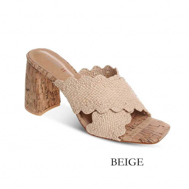 Ideal Shoes Chaussure Femmes Sandales Sandales à Talons 6963