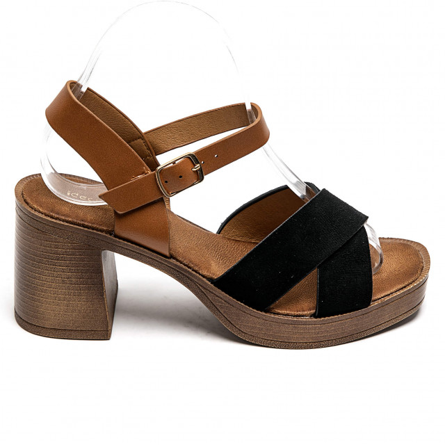 Ideal Shoes Chaussure Femmes Sandales Sandales à Talons 8241