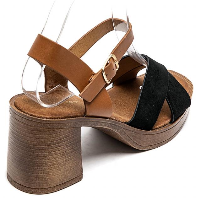 Ideal Shoes Chaussure Femmes Sandales Sandales à Talons 8241