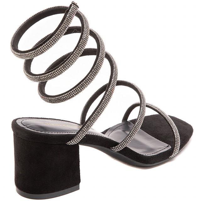 Ideal Shoes Chaussure Femmes Sandales Sandales à Talons 8706-1