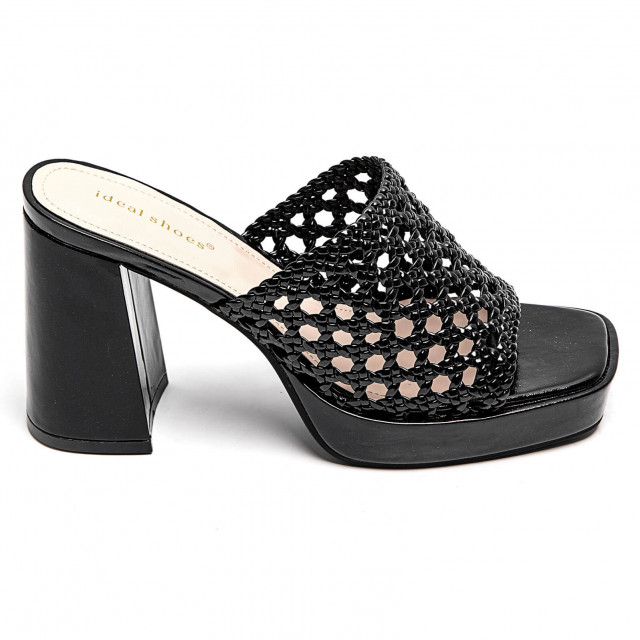 Ideal Shoes Chaussure Femmes Sandales Sandales à Talons 8748