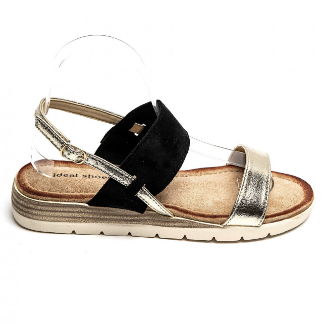Ideal Shoes Chaussure Femmes Sandales Sandales Plates 1145