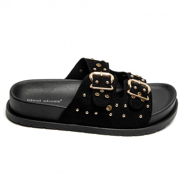 Ideal Shoes Chaussure Femmes Sandales Sandales Plates 1148
