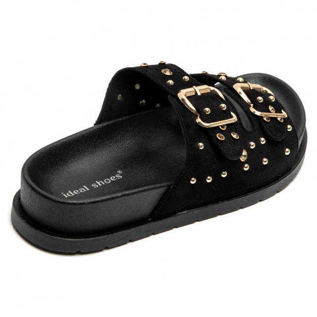 Ideal Shoes Chaussure Femmes Sandales Sandales Plates 1148