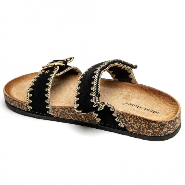 Ideal Shoes Chaussure Femmes Sandales Sandales Plates 1151