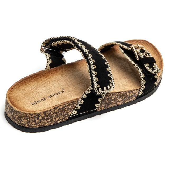 Ideal Shoes Chaussure Femmes Sandales Sandales Plates 1151