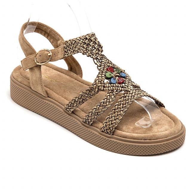 ideal shoes Chaussure femmes Sandales Sandales plates 1788