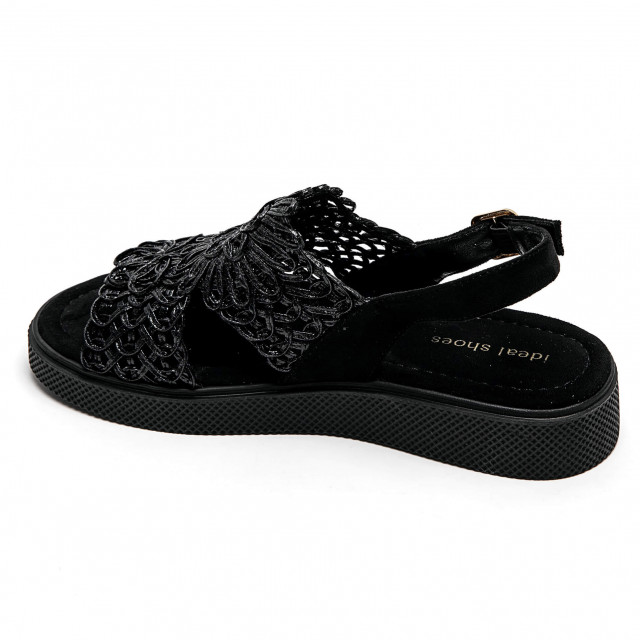 Ideal Shoes Chaussure Femmes Sandales Sandales Plates 1856