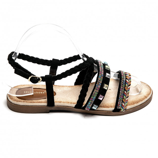 Ideal Shoes Chaussure Femmes Sandales Sandales Plates 2239