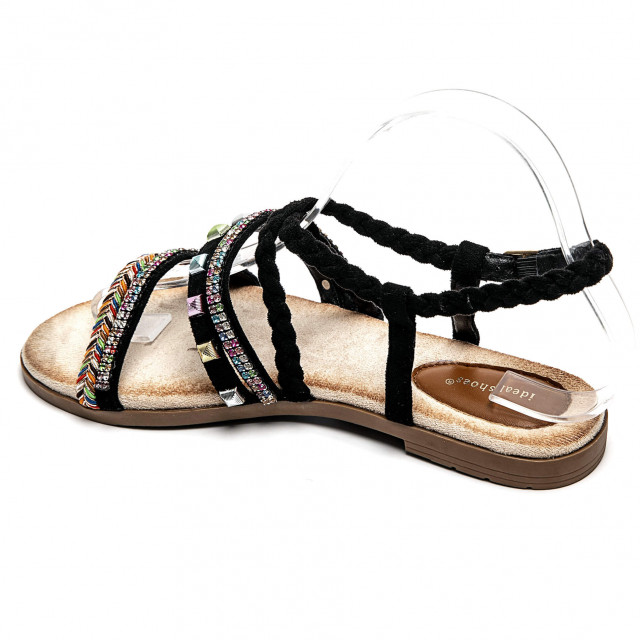 Ideal Shoes Chaussure Femmes Sandales Sandales Plates 2239