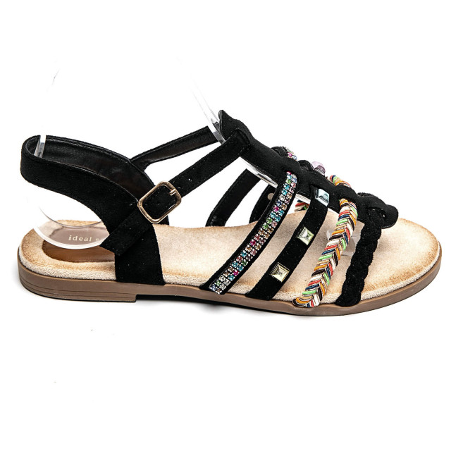 Ideal Shoes Chaussure Femmes Sandales Sandales Plates 2250