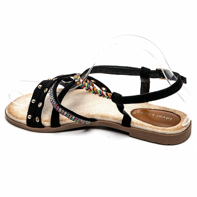 Ideal Shoes Chaussure Femmes Sandales Sandales Plates 2251